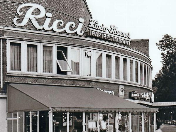 Das einstige italienische Restaurant Ricci im Gebäude der späteren Schaubühne am Lehniner Platz.