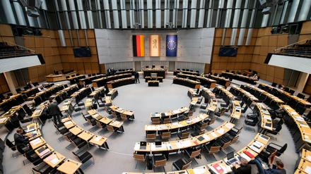 Neubau und Mieten sind derzeit Dauerthema im Plenarsaal im Berliner Abgeordnetenhaus. 