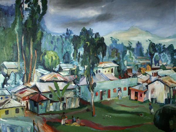 "Addis Abeba", ein Gemälde von Walter Krafft