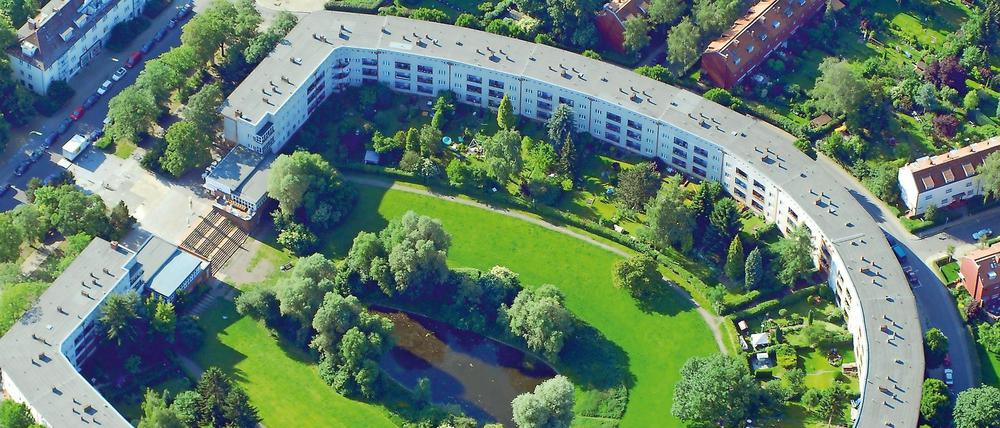 Die Hufeisensiedlung in Neukölln ist Vorbild für einen modernen "Typenbau"