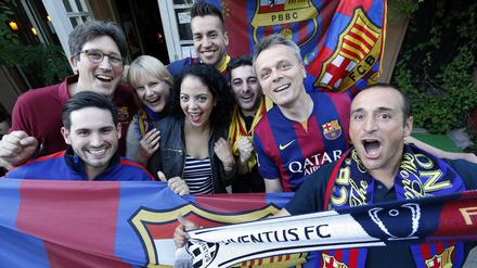 Ihre Farben sind ihr Stolz: Der FC Barcelona hat sogar einen eigenen Fanklub in Berlin.