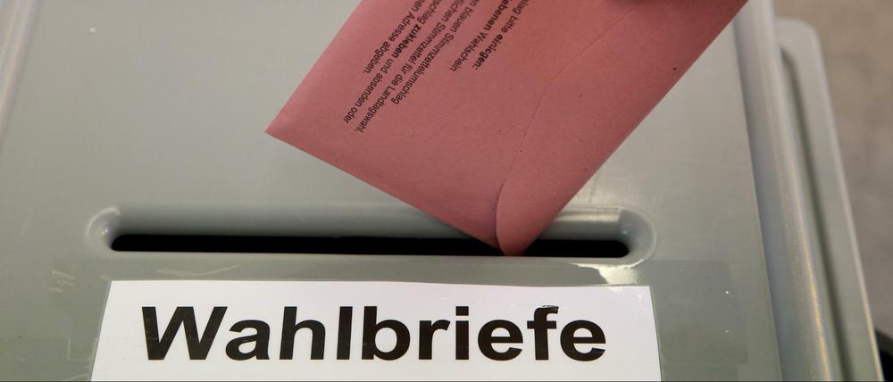Zur Bundestagswahl wird mit einer hohen Zahl von Briefwählern gerechnet. 