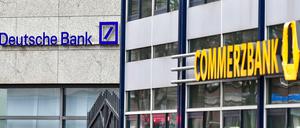 In Hamburg streiken unter anderem Beschäftigte der Deutschen Bank, Commerzbank und Hamburger Sparkasse.