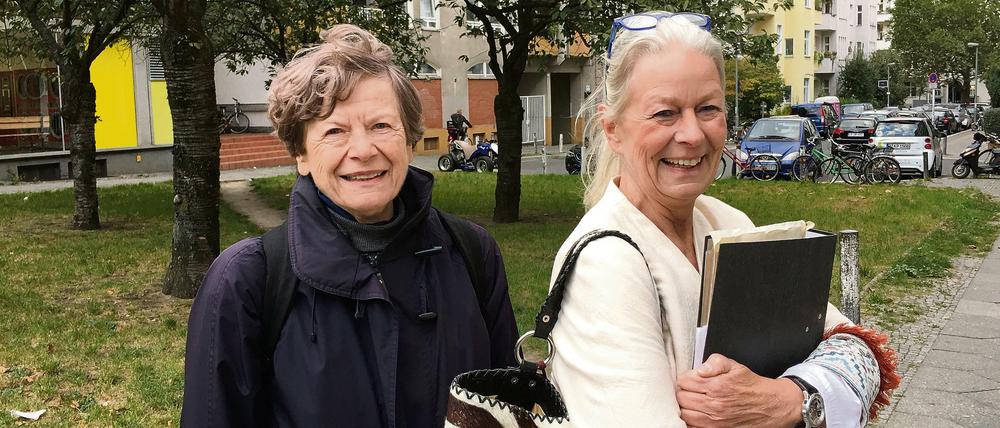 Brigitte Zwerger und Sylvia Runge erinnern an ihre Großtante bzw. Urgroßtante Claire Lambertz.