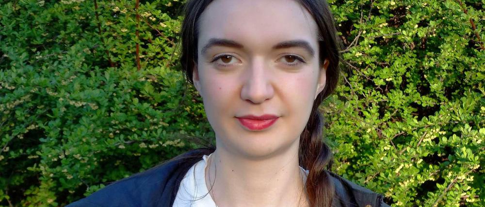 Elisabeth Giesemann, 26-jährige Studentin aus Friedrichshain, lädt zum "Wikipedia-Edit-a-Thon" nach Kreuzberg.