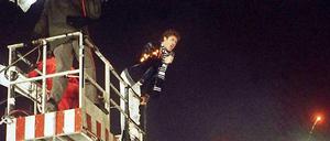 1989 sang Hasselhoff an der Berliner Mauer - wird jetzt alles wieder so wie damals?