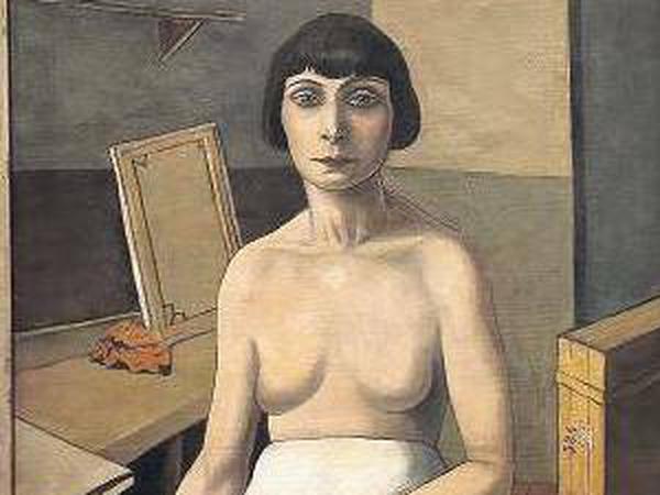 Rudolf Schlichter, Sitzende Jenny, 1922/23. 