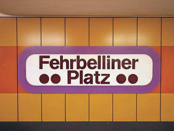 Steht jetzt auf der Denkmalliste: Der U-Bahnhof Fehrbelliner Platz. 