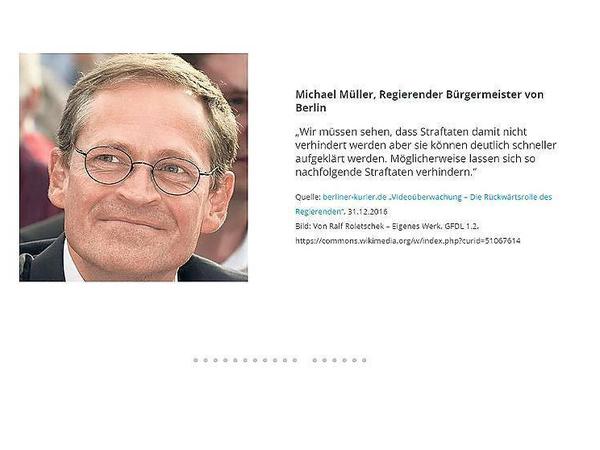 Leihstimmen. So wird der Regierende Bürgermeister auf der Website www.sicherheit-in.berlin zitiert ...