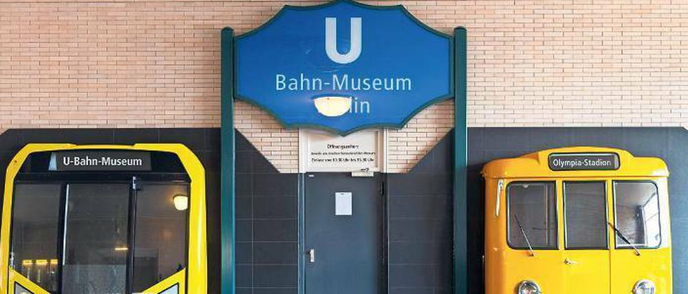 Nächster Halt: Olympiastadion. Hier befindet sich das U-Bahn-Museum der BVG.