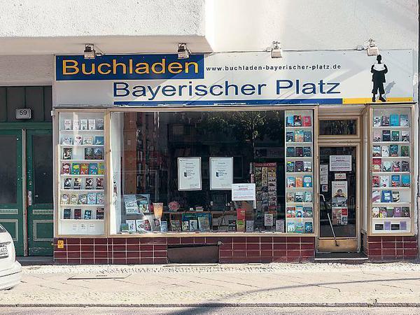 Buchladen Bayrischer Platz.