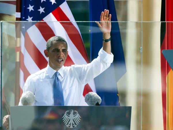 Im Jahr 2016 galt für den Berlin-Besuch von Barack Obama die höchste Sicherheitsstufe.