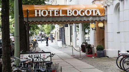 So lange wird es nicht mehr da sein: das legendäre Hotel Bogota in Charlottenburg.