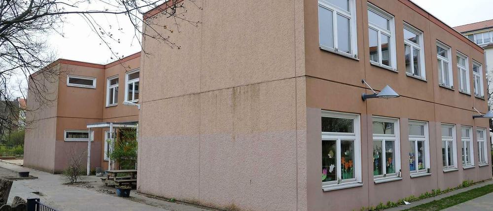 Die Sachsenwald-Grundschule in Steglitz-Zehlendorf war wegen Einsturzgefahr gesperrt worden.