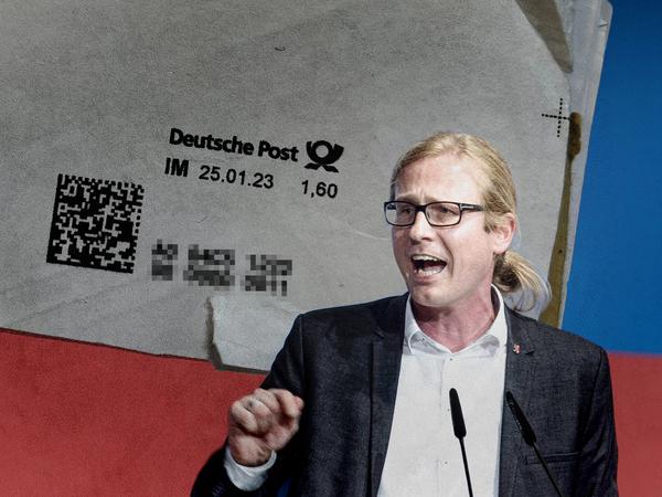 Kevin Hönicke und die verräterische Briefmarke.
