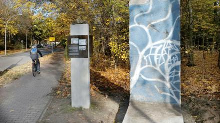 Ein Stück der Berliner Mauer am Zehlendorfer Damm. Klaus Lederer will das Unrecht der DDR politisch aufarbeiten. 