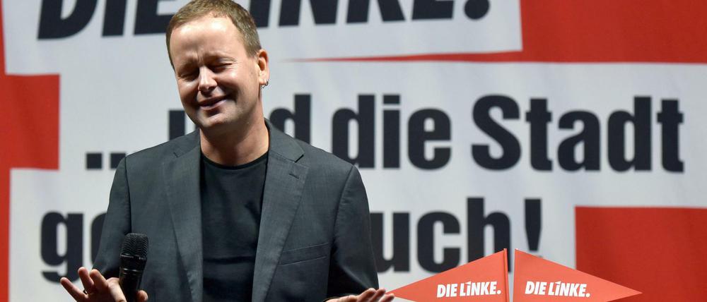 Der Spitzenkandidat der Partei Die Linke, Klaus Lederer.