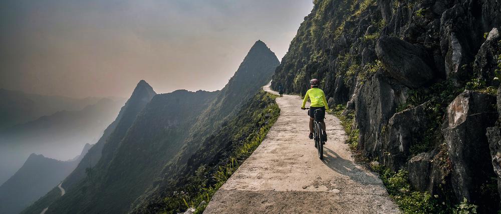 Eine der spektakulärsten Bikepackingrouten aus dem Buch „Tour de Rad“: die Hà Giang Loop in Vietnam.