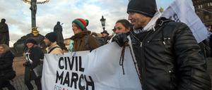Der Civil March hat Prag erreicht.
