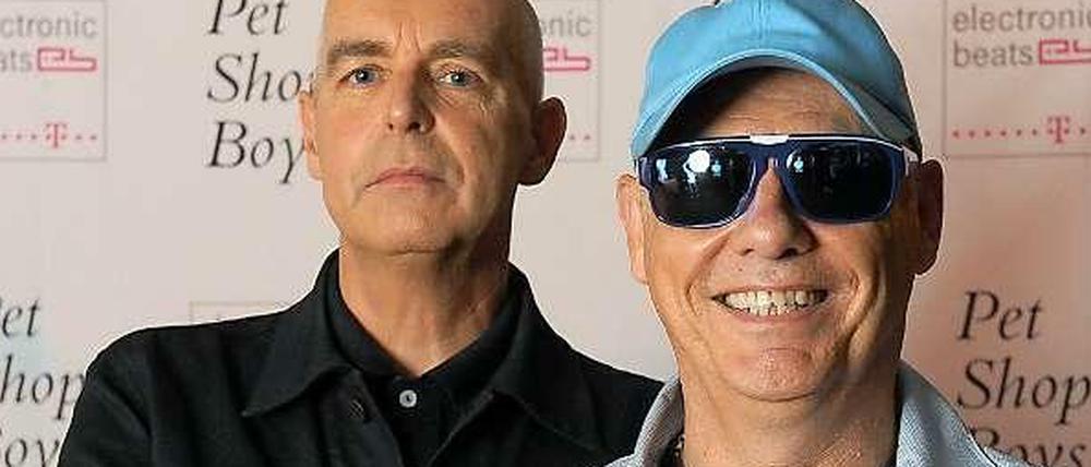 Pop-Ikonen zu Besuch in der DDR-Ikone: Die Pet Shop Boys haben Eisenhüttenstadt besucht.