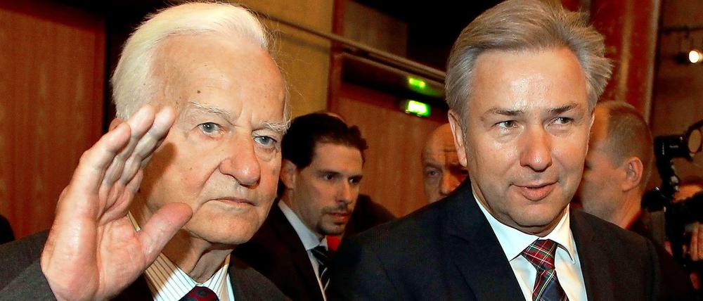 Richard von Weizsäcker und Klaus Wowereit: Die beiden letzten Regierenden Bürgermeister, die von ihrem Amt zurückgetreten sind.