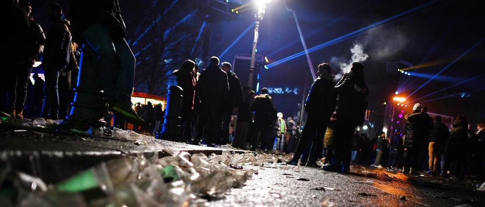 In Nacht zum Neujahr 2017 kam es am Brandenburger Tor zu sexuellen Übergriffen.