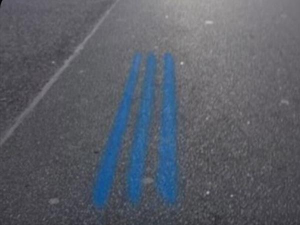 Die Straßenmarkierungen des Berlin Marathons wollen die Aktivist:innen mit dem Logo der „Letzten Generation“ übermalen.
