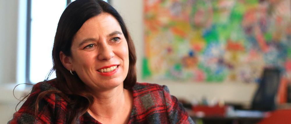 Sandra Scheeres, 47, die wiedergewählte Bildungs-, Jugend- und Familiensenatorin der SPD.
