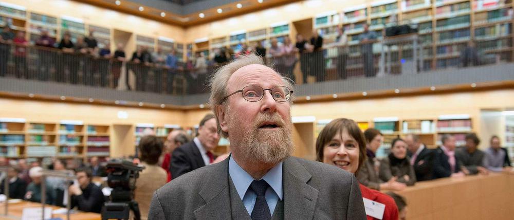 Wolfgang Thierse im März bei der Eröffnung des neuen Lesesaals der Berliner Staatsbibliothek