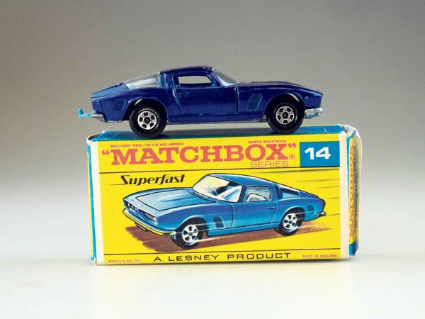 Scheckheftgepflegt. In ihrer Originalverpackung sind die "Superfast"-Wagen von Matchbox sehr beliebt.