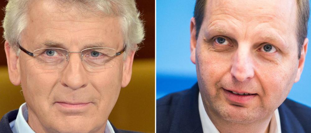 Rivalen im Berliner Südwesten: der Bundestagsabgeordnete Karl-Georg Wellmann (links) und Ex-Justizsenator Thomas Heilmann.