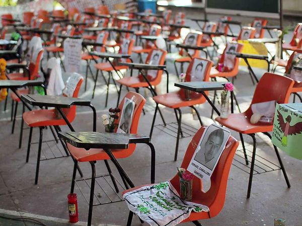 Verwaist. Die Vermissten studierten am Lehrerseminar Ayotzinapa in Tixtla. Die Seminare stehen in dem Ruf, Revolutionäre hervorzubringen. Der Staat ließ bereits 24 von einst 40 schließen.