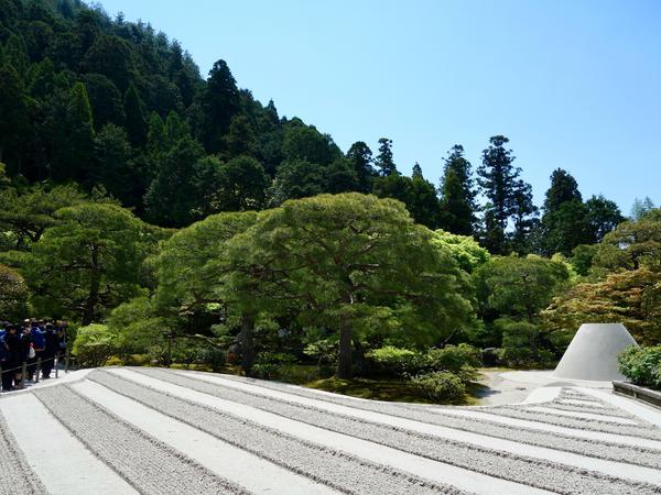 Der Garten des Tempels Ginkaku