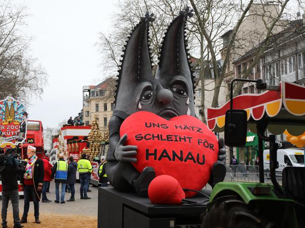 Kölner Karneval am 24. Februar 2020, fünf Tage nach dem Anschlag von Hanau. 