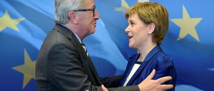 Nicola Sturgeon will von Juncker einen Weg aufgezeigt bekommen, wie Schottland in der EU bleiben kann.