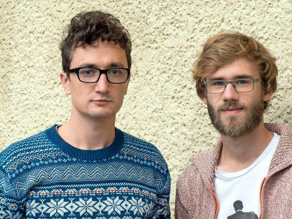 "Straßengezwitscher"-Initiatoren Johannes Filous (links), Alexej Hock
