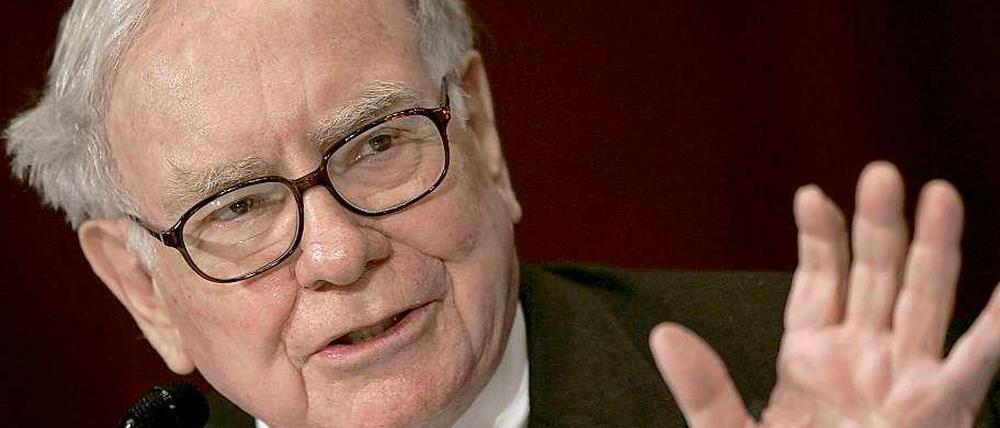 Der viertreichste Mensch der Welt, Warren Buffett.
