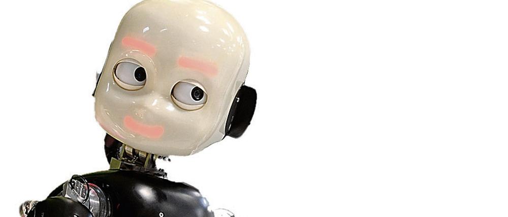 Symbol für Journalismus? Ein humanoider Roboter.