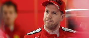Ferrari-Fahrer Sebastian Vettel hat mit Charles Leclerc seinen größten Rivalen im eigenen Team. 