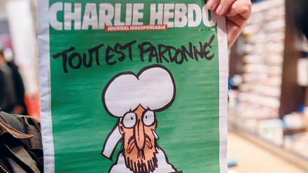 Die berühmteste Ausgabe von "Charlie Hebdo" erschien nach dem Anschlag im Januar 2015.