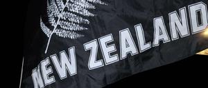 Bei Rugby-Länderspielen der "All Blacks" ist die möglicherweise neue Nationalflagge Neuseelands ohnehin schon allgegenwärtig.