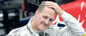 Gibt niemals auf. Michael Schumacher. 