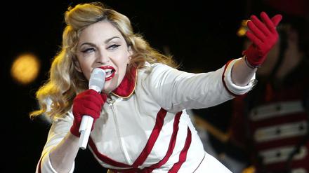 US-Popstar Madonna bei einem Auftritt in Chile.
