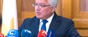 Der zurückgetretene Justizminister Ionas Nicolaou.