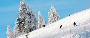 Abwärts geht’s immer. An Baden-Württembergs höchstem Gipfel finden Sportler im Winter ihr Glück. 