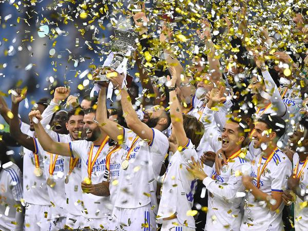 2022 gewann Real Madrid im King-Fahd-Stadion den Supercopa de Espana.