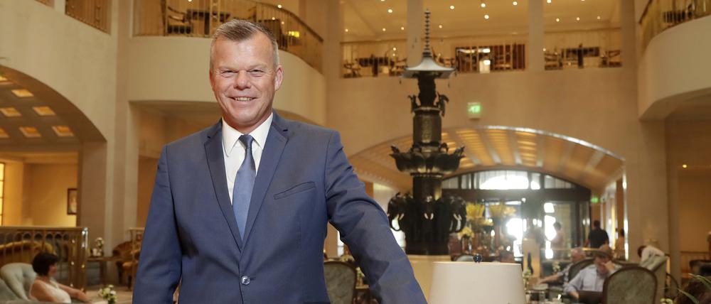 Thorsten Kluge, der technische Leiter des Hotels, erinnert sich aus Anlass des 25-jährigen Jubiläums an die vielen Umbauten.