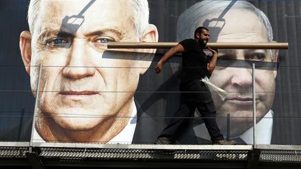 Im Wahlkampf 2020 hatte Benny Gantz Dauer-Ministerpräsident Benjamin Netanjahu schon einmal herausgefordert.