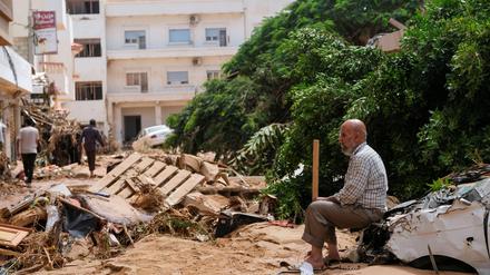 Zehntausende Menschen sind in Libyen nach den Überschwemmungen obdachlos.