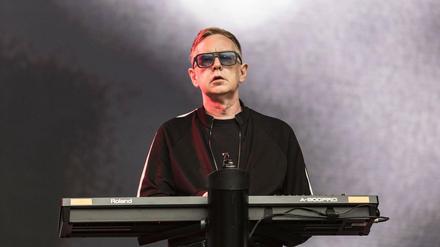 Andrew Fletcher von Depeche Mode bei einem Konzert der Global Spirit Tour 2017/2018 in der HDI-Arena. Hannover, 11.06.2017.